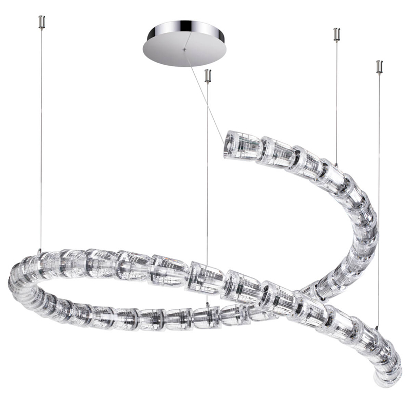 Люстра Safora Chrome Хром Прозрачный Люстра Safora Chrome Хром Прозрачный в Орле | Loft Concept