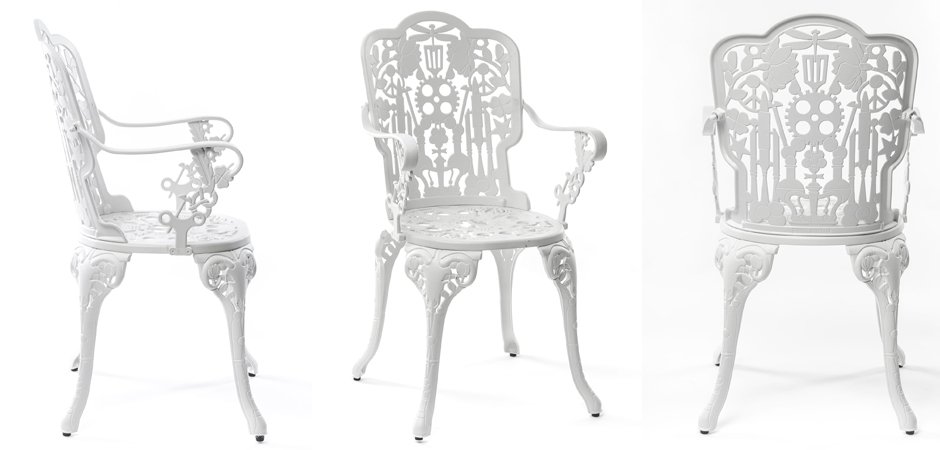 Стул Seletti Industry Collection ALUMINIUM ARMCHAIR – WHITE Стул Seletti Industry Collection ALUMINIUM ARMCHAIR – WHITE - Loft-Concept в Орле