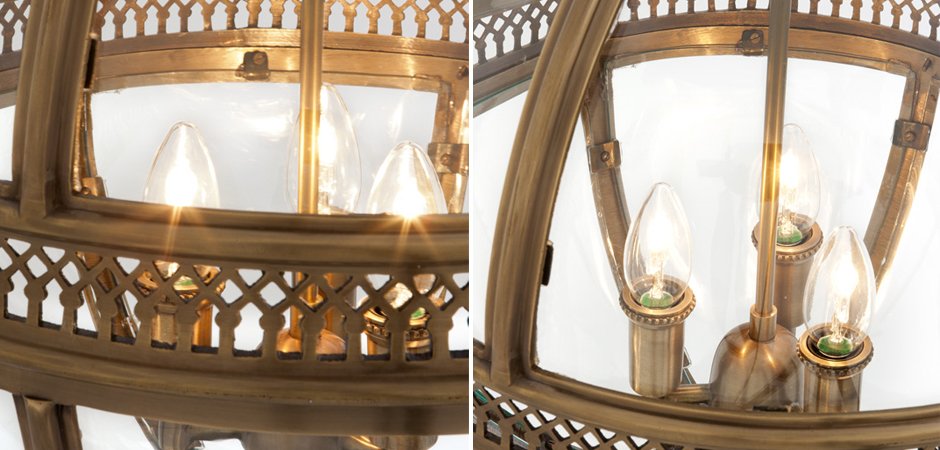 Люстра Lantern Residential Brass M Люстра Lantern Residential Brass M - Loft-Concept в Орле