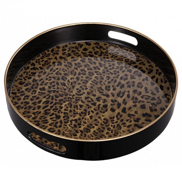 Поднос Leopard Коричневый в Орле | Loft Concept 