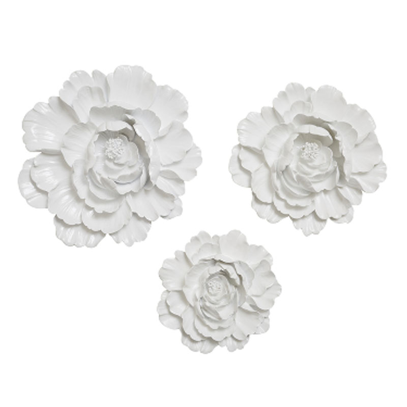 Аксессуар на стену Decor Flowers Rose Hip white Белый Аксессуар на стену Decor Flowers Rose Hip white Белый в Орле | Loft Concept