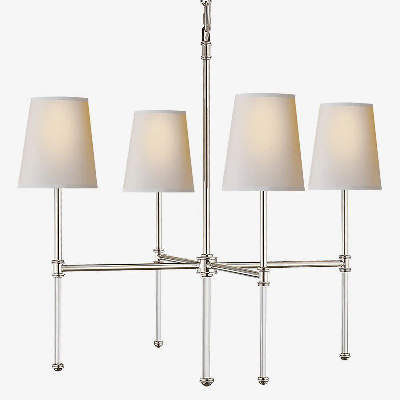 Люстра Nicoleta Silver Chandelier Серебряный Белый Люстра Nicoleta Silver Chandelier Серебряный Белый в Орле | Loft Concept