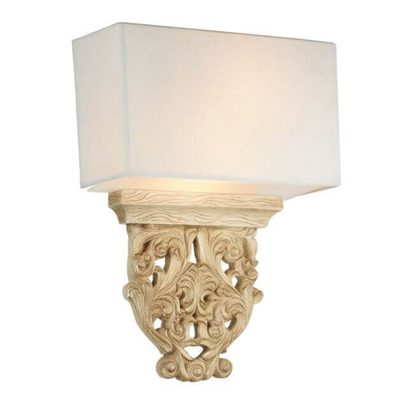 Бра Agueta Light Sconce Белый Бежевый Бра Agueta Light Sconce Белый Бежевый в Орле | Loft Concept