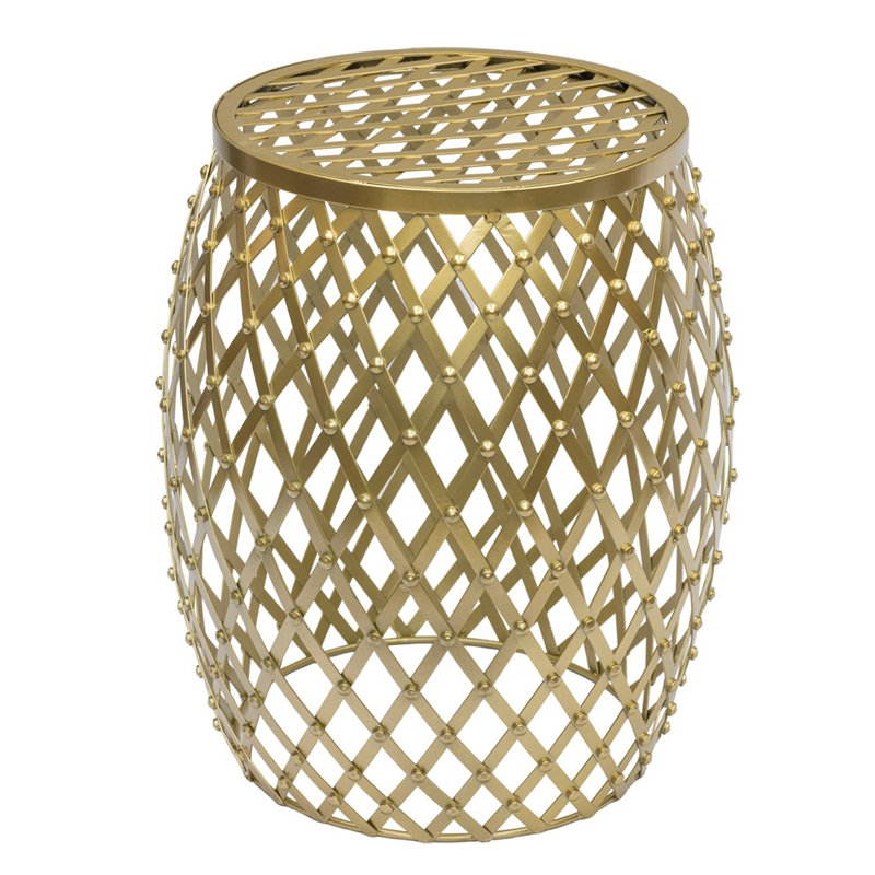 Табурет Stool Barrel Золотой Табурет Stool Barrel Золотой в Орле | Loft Concept