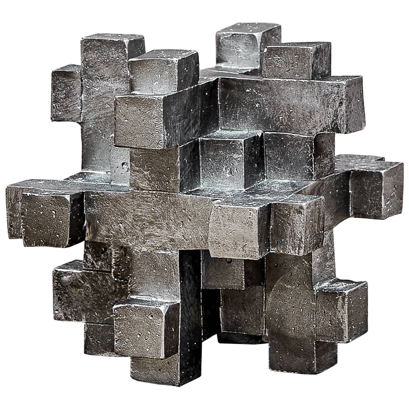Аксессуар Cube Abstraction Серебряный Аксессуар Cube Abstraction Серебряный в Орле | Loft Concept