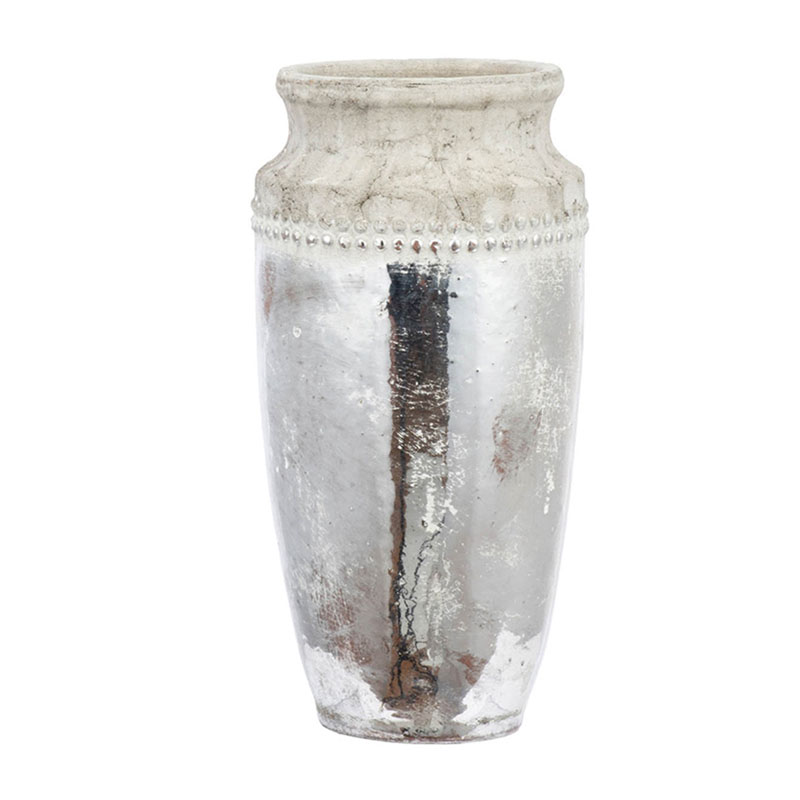 Ваза Vase Argenta silver 33 Серебряный Ваза Vase Argenta silver 33 Серебряный в Орле | Loft Concept