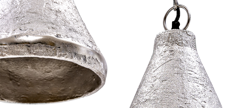 Подвесной светильник Rough Silver Pendant Подвесной светильник Rough Silver Pendant - Loft-Concept в Орле