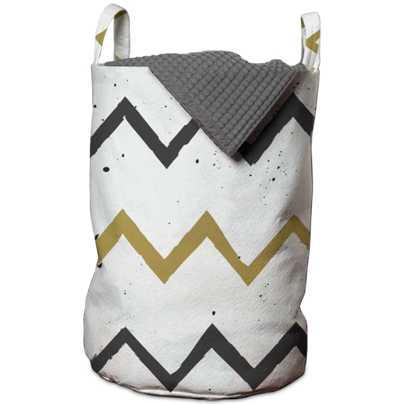 Корзина Chevron Basket Белый Горчичный Графит Корзина Chevron Basket Белый Горчичный Графит в Орле | Loft Concept