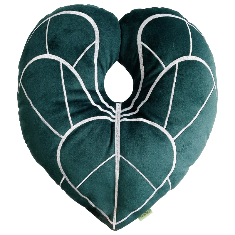 Декоративная подушка Botanical Cushion Anthurium Зеленый Белый Декоративная подушка Botanical Cushion Anthurium Зеленый Белый в Орле | Loft Concept