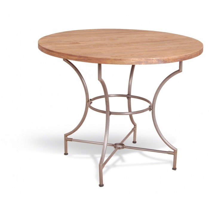 Cтол Industrial Metal Rust Round Dining Table Cтол Industrial Metal Rust Round Dining Table в Орле | Loft Concept