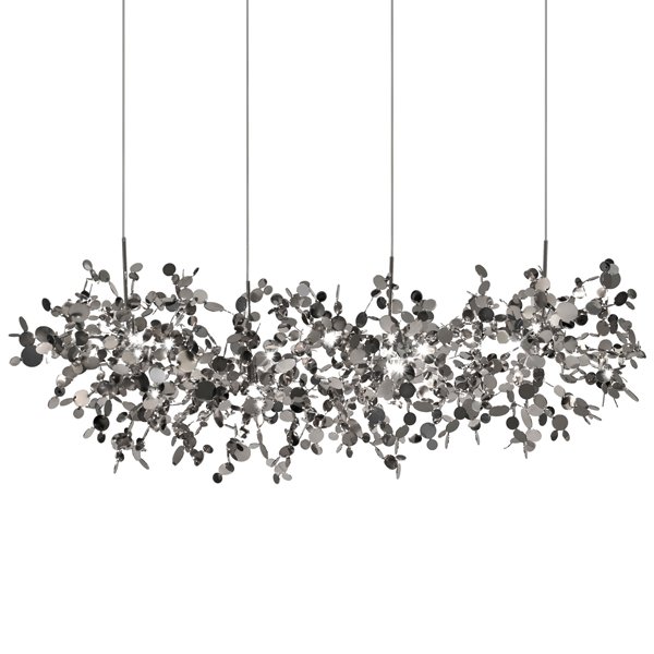 Люстра Terzani Argent Suspension Linear Хром Люстра Terzani Argent Suspension Linear Хром в Орле | Loft Concept