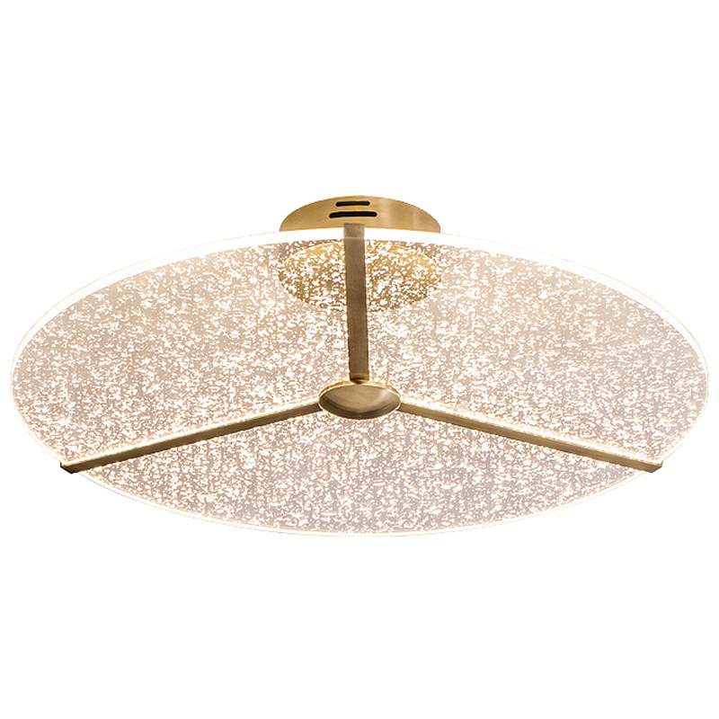 Потолочный светильник Carla ceiling lamp Прозрачный Латунь Потолочный светильник Carla ceiling lamp Прозрачный Латунь в Орле | Loft Concept