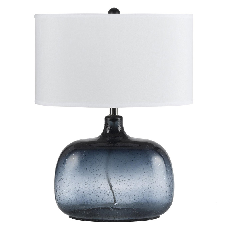 Настольная лампа Ozanne Table lamp Белый Темно-синий Настольная лампа Ozanne Table lamp Белый Темно-синий в Орле | Loft Concept