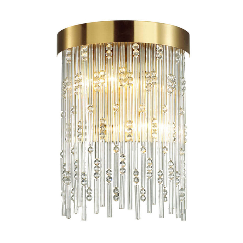 Бра Hailstorm Rain Kerri Wall lamp gold Прозрачный (Transparent) Золотой Бра Hailstorm Rain Kerri Wall lamp gold Прозрачный (Transparent) Золотой в Орле | Loft Concept
