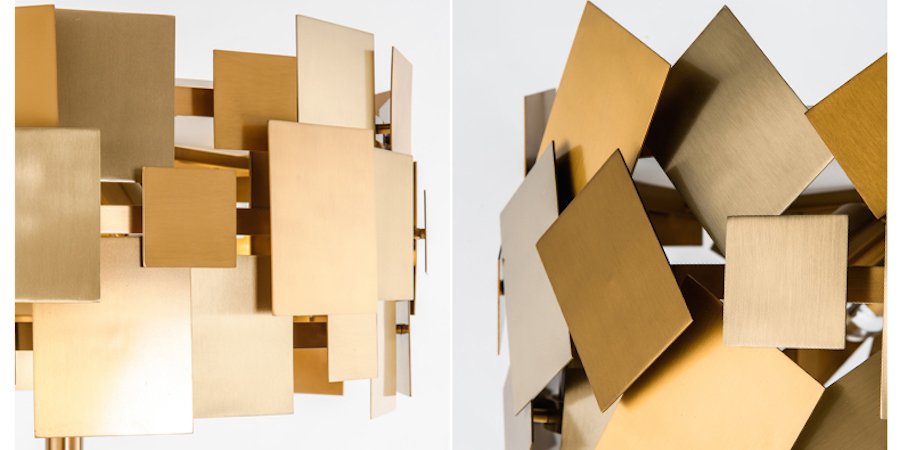 Торшер Gold Plate Floor Lamp Торшер Gold Plate Floor Lamp - Loft-Concept в Орле