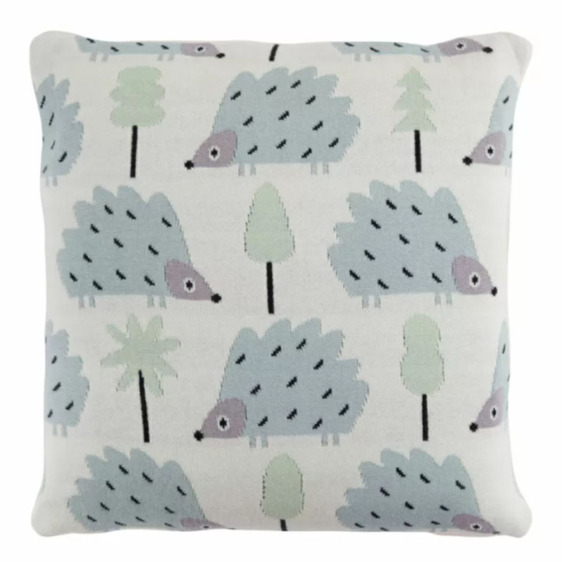 Подушка Blue Hedgehogs Мульти Подушка Blue Hedgehogs Мульти в Орле | Loft Concept