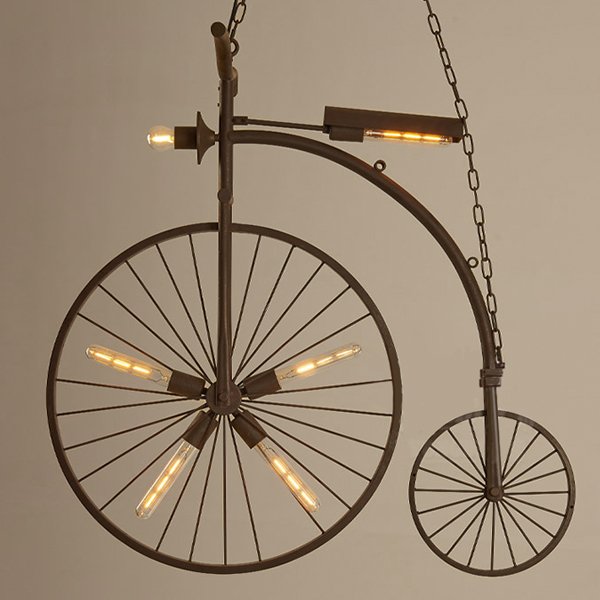 Сhandelier Loft BIKE Искусственная бурая ржавчина Сhandelier Loft BIKE Искусственная бурая ржавчина в Орле | Loft Concept