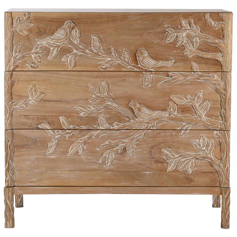 Комод с птицами Land & Sky Chest of Drawers Древесина Комод с птицами Land & Sky Chest of Drawers Древесина в Орле | Loft Concept