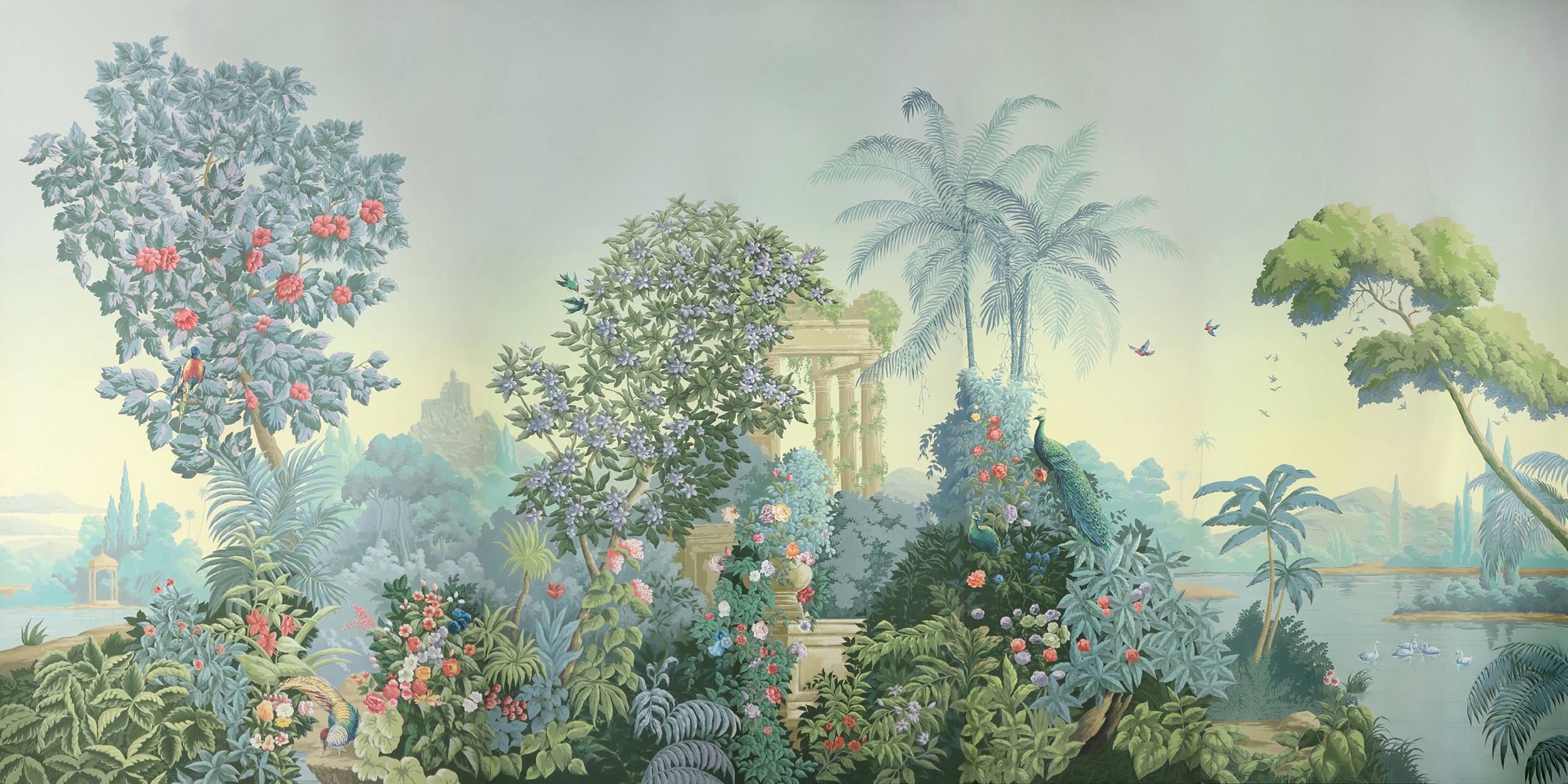 Обои ручная роспись Paradise Lost Celeste on scenic paper Обои ручная роспись Paradise Lost Celeste on scenic paper - постер Loft-Concept в Орле
