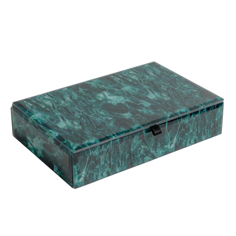 Шкатулка Turquoise Smoke Бирюзовый Шкатулка Turquoise Smoke Бирюзовый в Орле | Loft Concept
