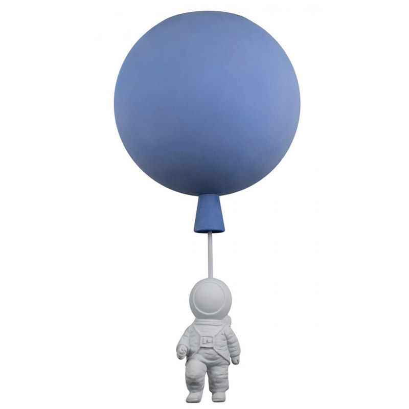 Потолочный светильник Cosmonaut blue ball Синий Потолочный светильник Cosmonaut blue ball Синий в Орле | Loft Concept