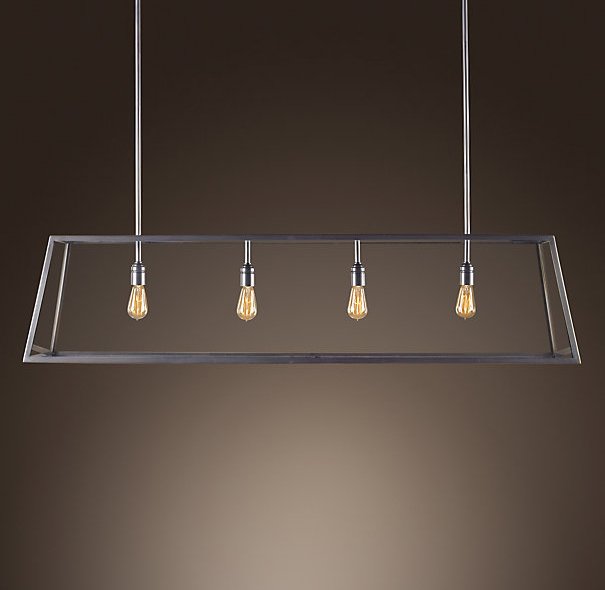 Люстра Loft Industrial Filament Chandelier Big Черный в Орле | Loft Concept 