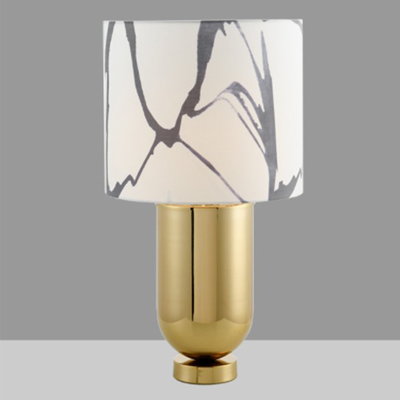 Настольная лампа Adeline Gold Table Lamp Золотой Белый Настольная лампа Adeline Gold Table Lamp Золотой Белый в Орле | Loft Concept