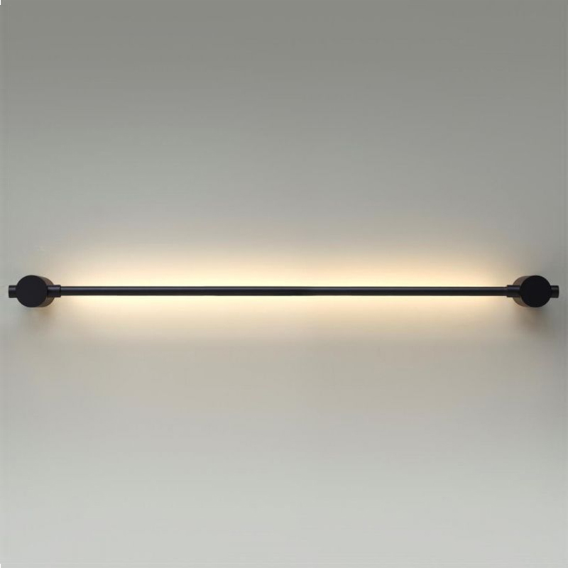 Черное светодиодное бра Trumpet tube Wide Черный матовый Черный Черное светодиодное бра Trumpet tube Wide Черный матовый Черный в Орле | Loft Concept
