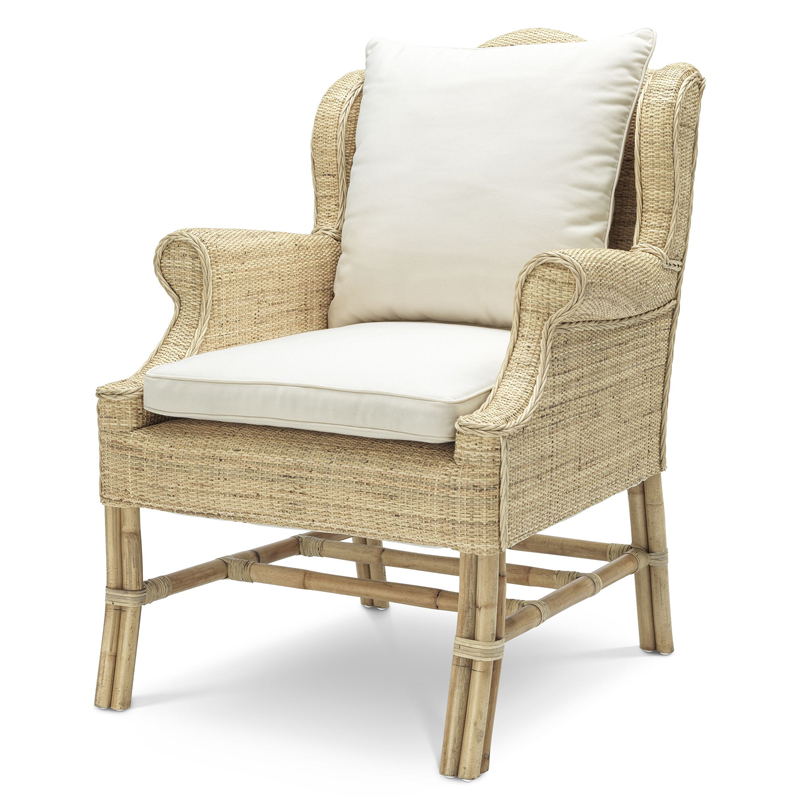 Кресло Eichholtz Chair Porto Ercole Бежевый Кремовый Кресло Eichholtz Chair Porto Ercole Бежевый Кремовый в Орле | Loft Concept