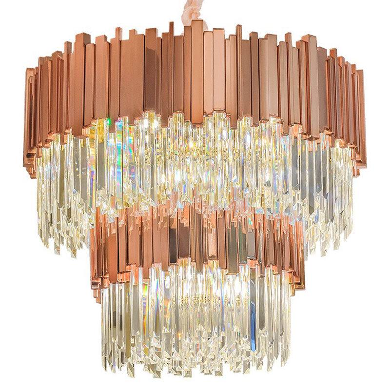 Круглая многоярусная люстра Luxxu Modern Cascade Chandelier Bronze Metal Glass 80 Бронза Прозрачное Стекло Круглая многоярусная люстра Luxxu Modern Cascade Chandelier Bronze Metal Glass 80 Бронза Прозрачное Стекло в Орле | Loft Concept