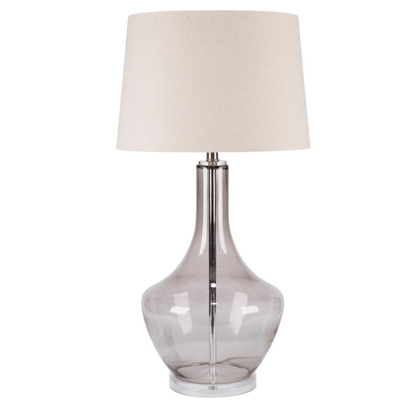 Настольная лампа Fantina Table lamp gray Белый Светло-серый Настольная лампа Fantina Table lamp gray Белый Светло-серый в Орле | Loft Concept