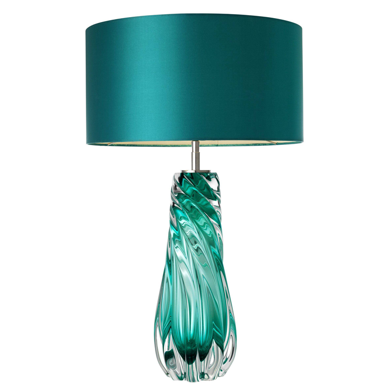 Настольная лампа Eichholtz Table Lamp Barron Бирюзовый Никель Настольная лампа Eichholtz Table Lamp Barron Бирюзовый Никель в Орле | Loft Concept