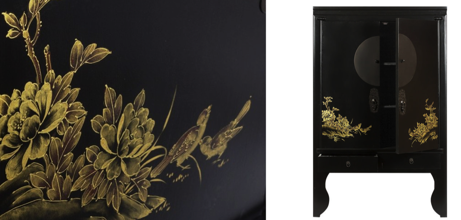 Шкаф Chinese Bird Black Шкаф Chinese Bird Black - Loft-Concept в Орле