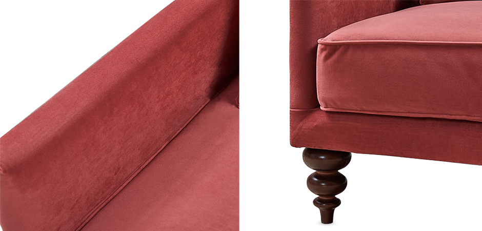 Диван Graceful Details Sofa Crimson Диван Graceful Details Sofa Crimson - Loft-Concept в Орле