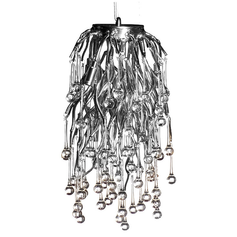 Подвесной светильник Droplet Chrome Hanging Lamp Золотой Шампань в Орле | Loft Concept 