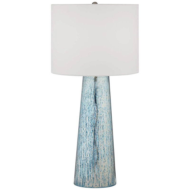 Настольная лампа Claire Lampshade Table Lamp Голубой Белый Настольная лампа Claire Lampshade Table Lamp Голубой Белый в Орле | Loft Concept