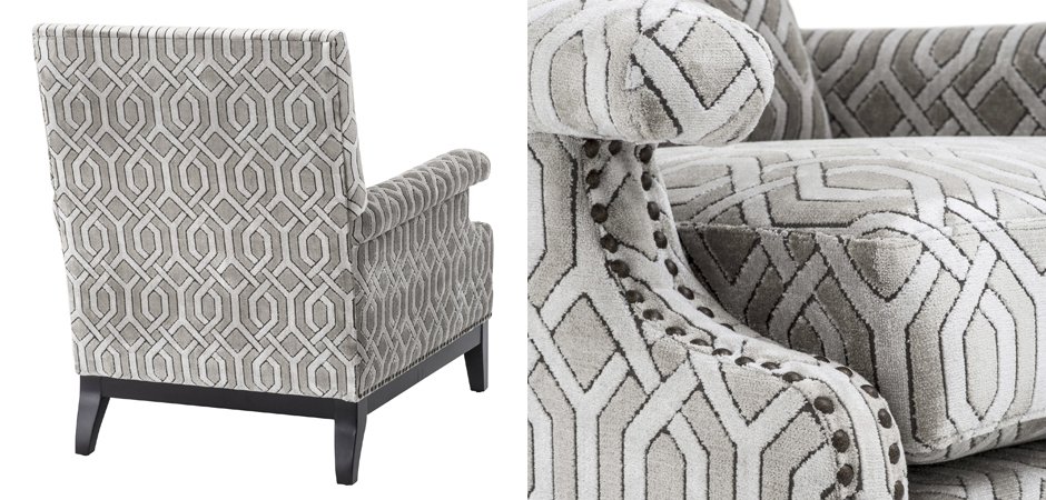 Кресло Eichholtz Chair Goldoni Grey Кресло Eichholtz Chair Goldoni Grey - Loft-Concept в Орле