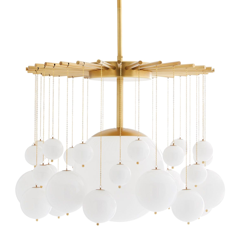 Люстра Arteriors MIRA CHANDELIER Золотой Белый Люстра Arteriors MIRA CHANDELIER Золотой Белый в Орле | Loft Concept