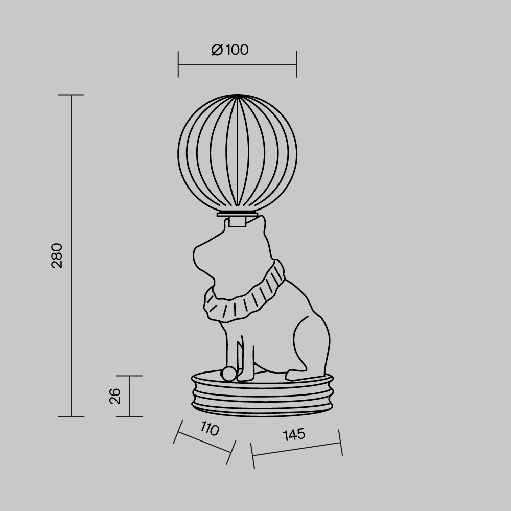 Настольный светильник Senor Capybara 3000К 5Вт в Орле
