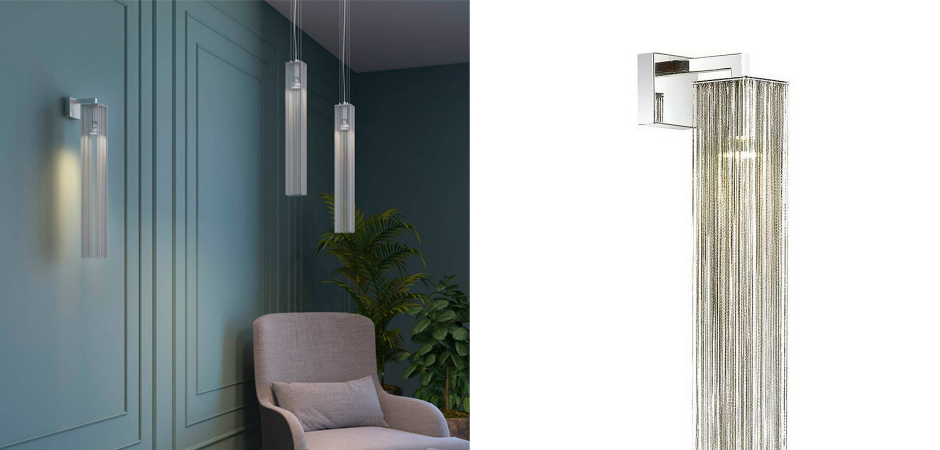 Бра Atlantis Chain Nickel One Sconces Бра Atlantis Chain Nickel One Sconces - Loft-Concept в Орле