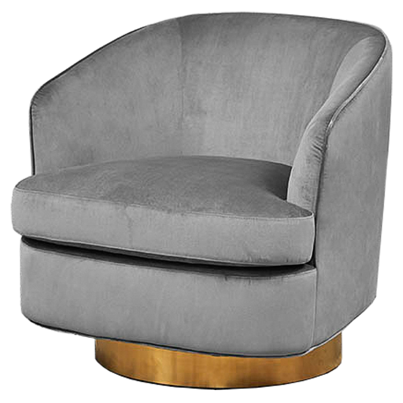 Кресло Stardust Armchair Grey Серый Латунь Кресло Stardust Armchair Grey Серый Латунь в Орле | Loft Concept