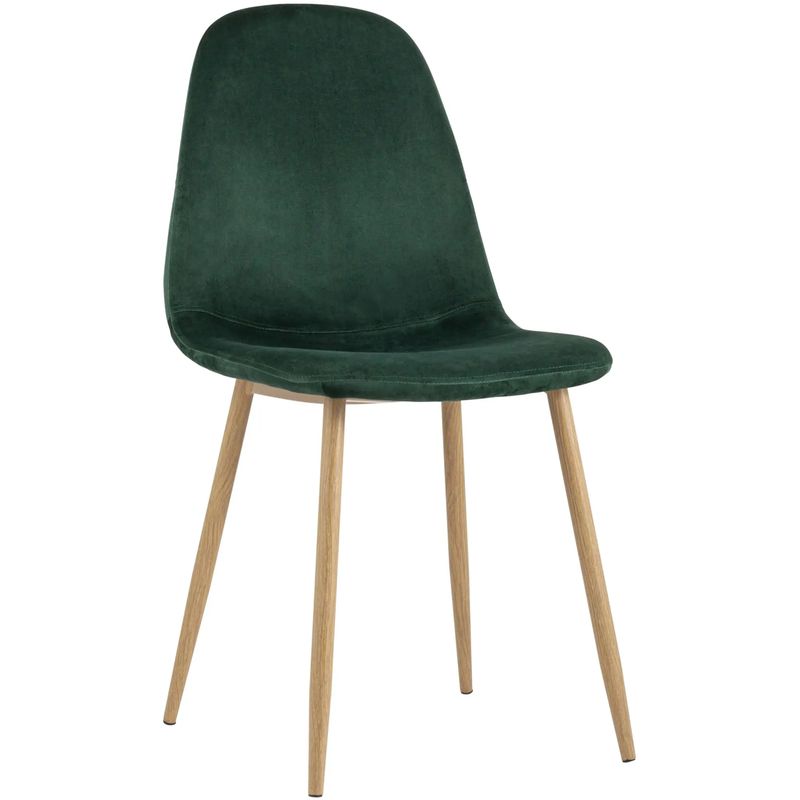 Стул Archie Chair Темно-Зеленый Велюр Зеленый Древесина Стул Archie Chair Темно-Зеленый Велюр Зеленый Древесина в Орле | Loft Concept