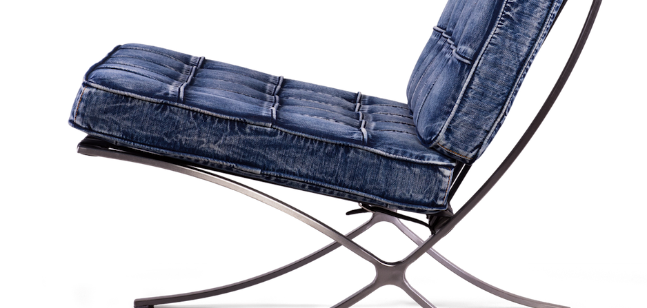 Кресло Barcelona Denim Кресло Barcelona Denim - Loft-Concept в Орле