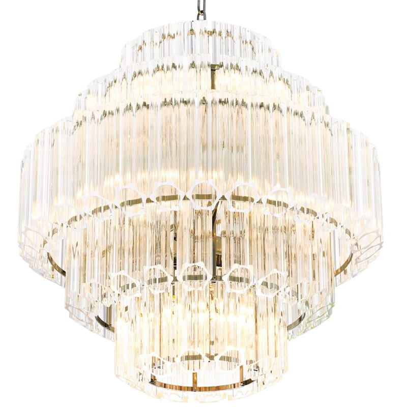 Люстра Chandelier Vittoria S Clear Никель Прозрачный (Transparent) Люстра Chandelier Vittoria S Clear Никель Прозрачный (Transparent) в Орле | Loft Concept
