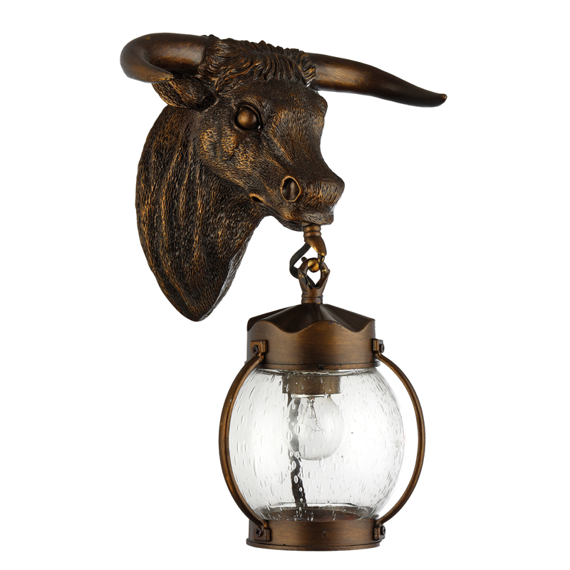 Уличный светильник Buffalo Lantern Коричневый винтаж Прозрачное Стекло Уличный светильник Buffalo Lantern Коричневый винтаж Прозрачное Стекло в Орле | Loft Concept