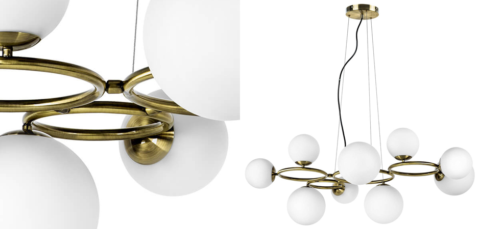 Люстра Bubbles on 4 Rings Chandelier Люстра Bubbles on 4 Rings Chandelier - Loft-Concept в Орле