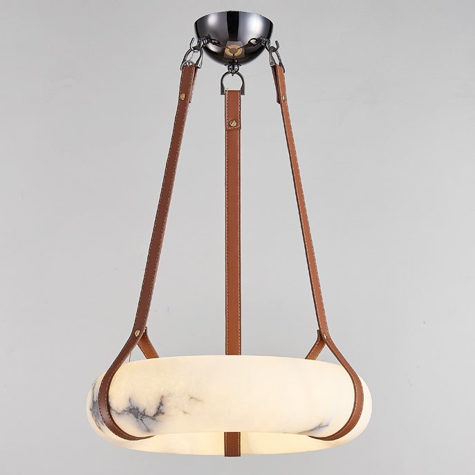 Люстра OSLO Pendant light Белый Коричневый Люстра OSLO Pendant light Белый Коричневый в Орле | Loft Concept