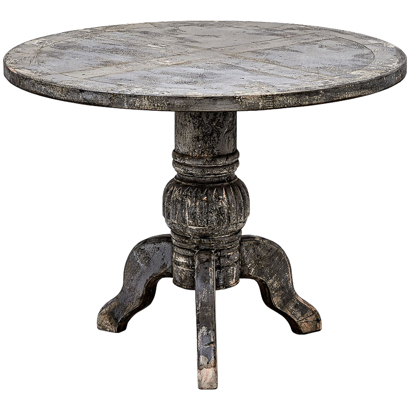 Обеденный стол Estela Dinner Table Винтажный черный Обеденный стол Estela Dinner Table Винтажный черный в Орле | Loft Concept