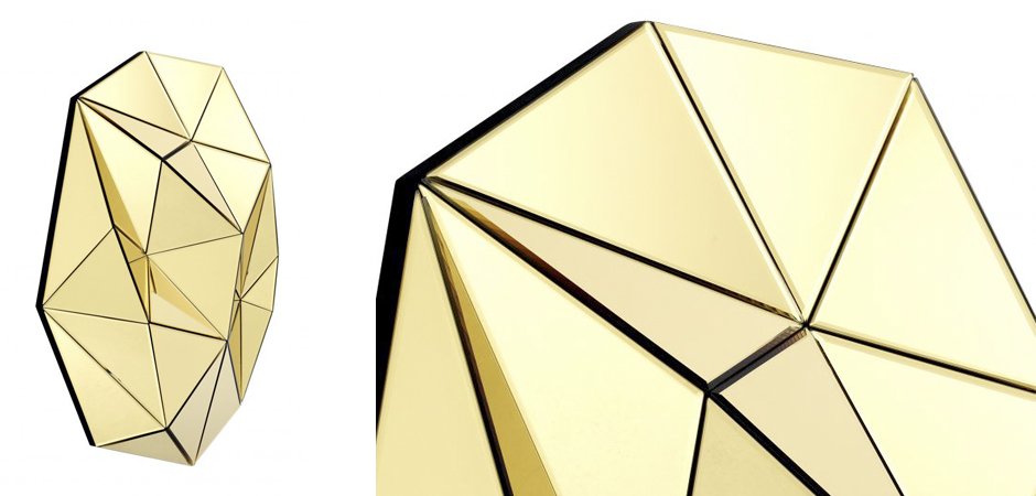 Зеркало Eichholtz Mirror Topanga Gold Зеркало Eichholtz Mirror Topanga Gold - Loft-Concept в Орле