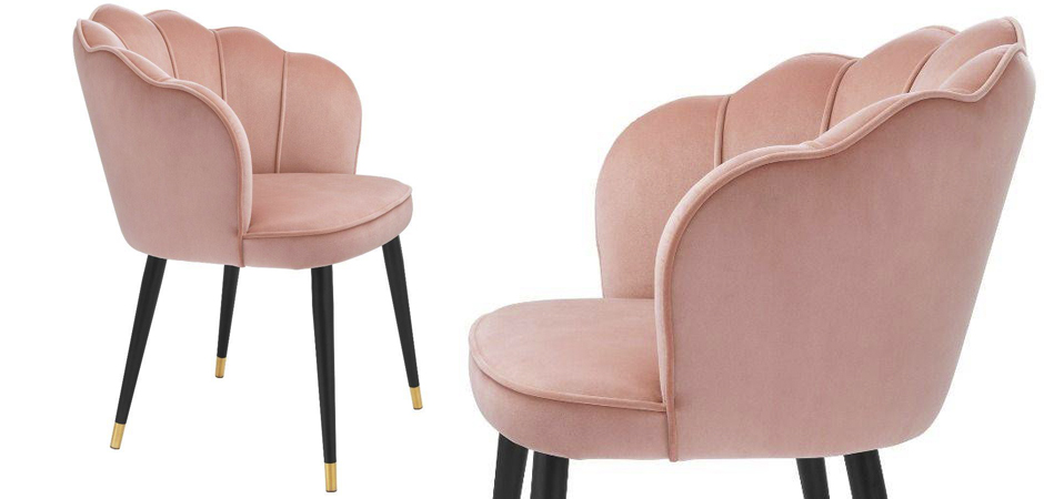 Стул Eichholtz Dining Chair Bristol nude - фото №1